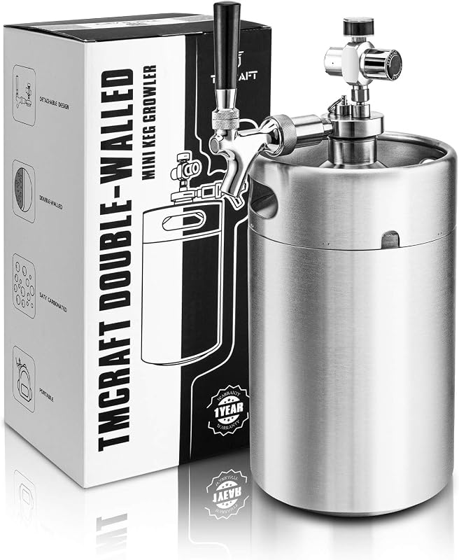 KegMeister Growler 128 oz Doppelwand